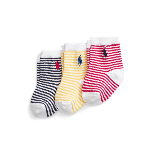 Striped Crew Sock 3-Pack