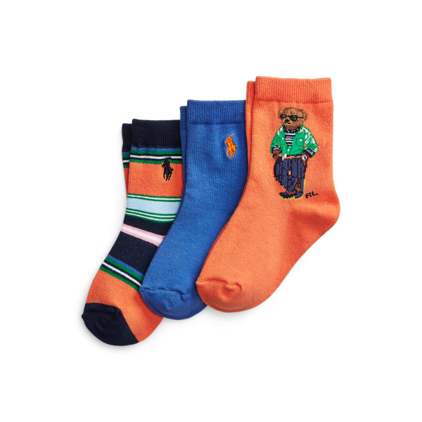 Meias Polo Bear - conjunto de 3 Boys 1.5-6 Years em 1