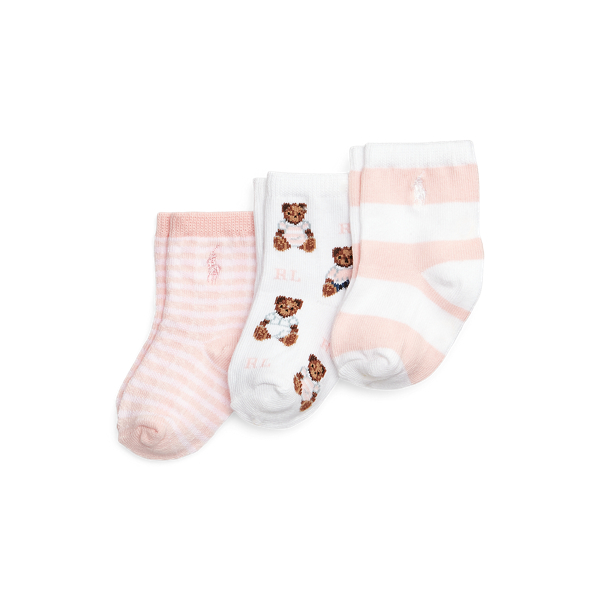 3&nbsp;paires de chaussettes sport Polo Bear