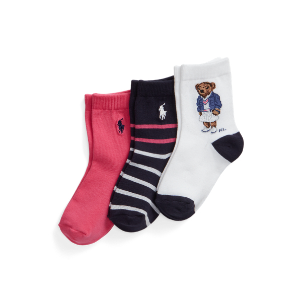 3&nbsp;paires de chaussettes sport Polo Bear