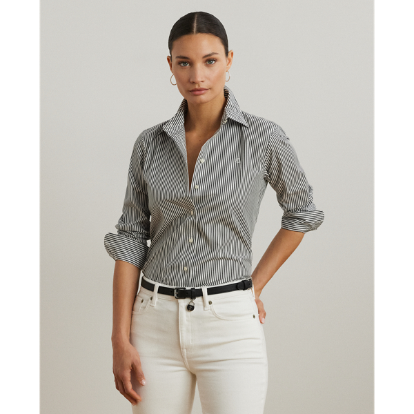 Striped Easy Care Cotton Shirt