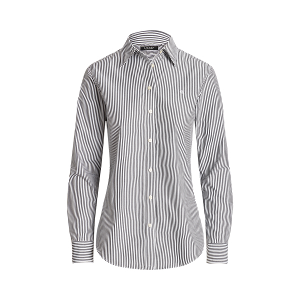 Chemise infroissable rayée en coton