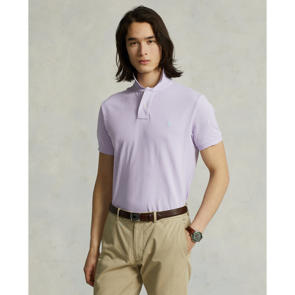 Men's Custom Slim Fit Mesh Polo Shirt | Ralph Lauren