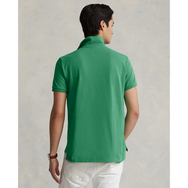 Raft Green Custom Slim Fit Triple-Pony Polo Shirt Polo Ralph Lauren 5
