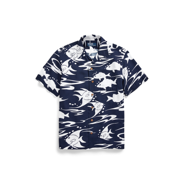 Camisa Classic Fit con estampado Hoffman
