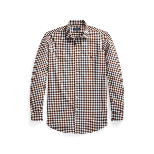 Classic Fit Gingham Stretch Poplin Shirt Polo Ralph Lauren 1