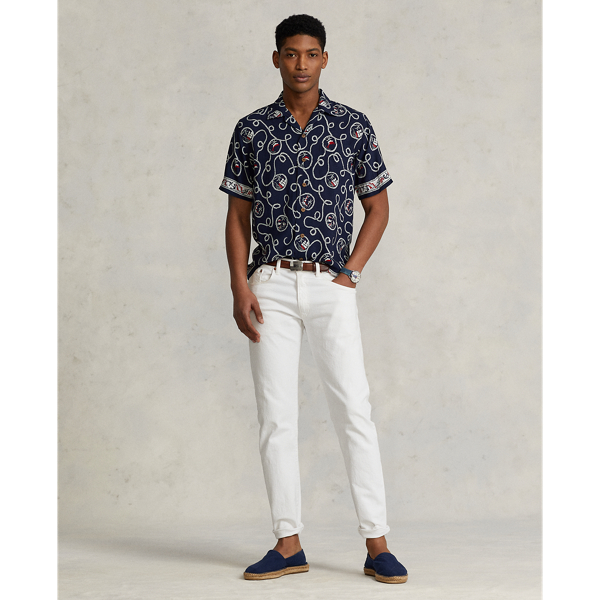 Nautical Twist Classic Fit Nautical-Print Camp Shirt Polo Ralph Lauren 3
