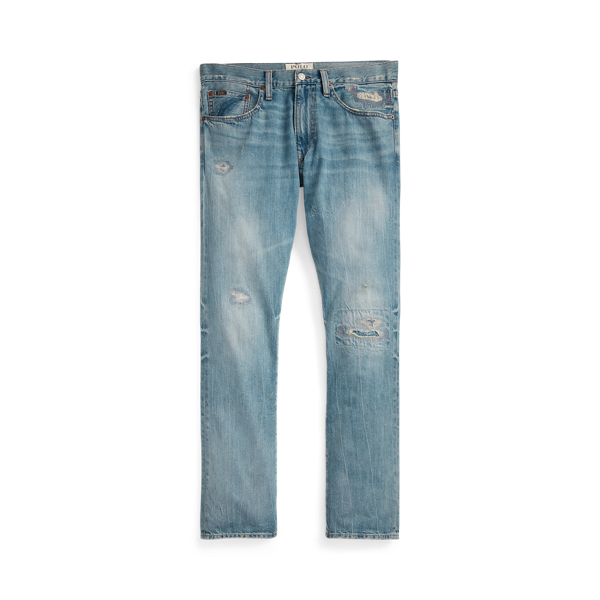 POLO RALPH selling LAUREN Men's 31x30 Varick Slim Straight Serape Distressed Jeans $398