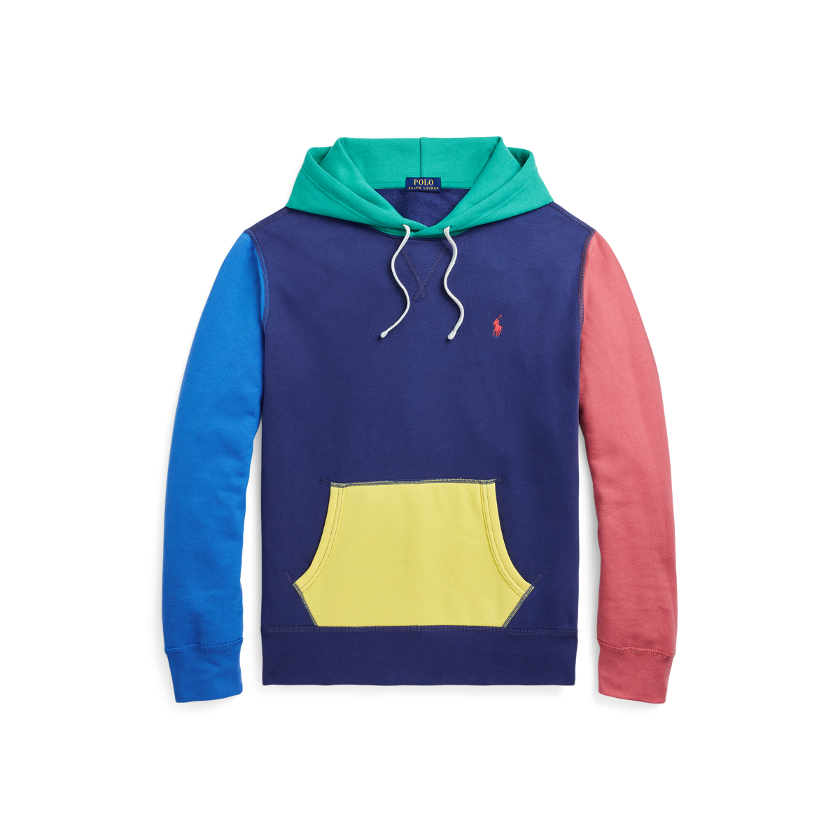 The RL Fleece Color Blocked Hoodie