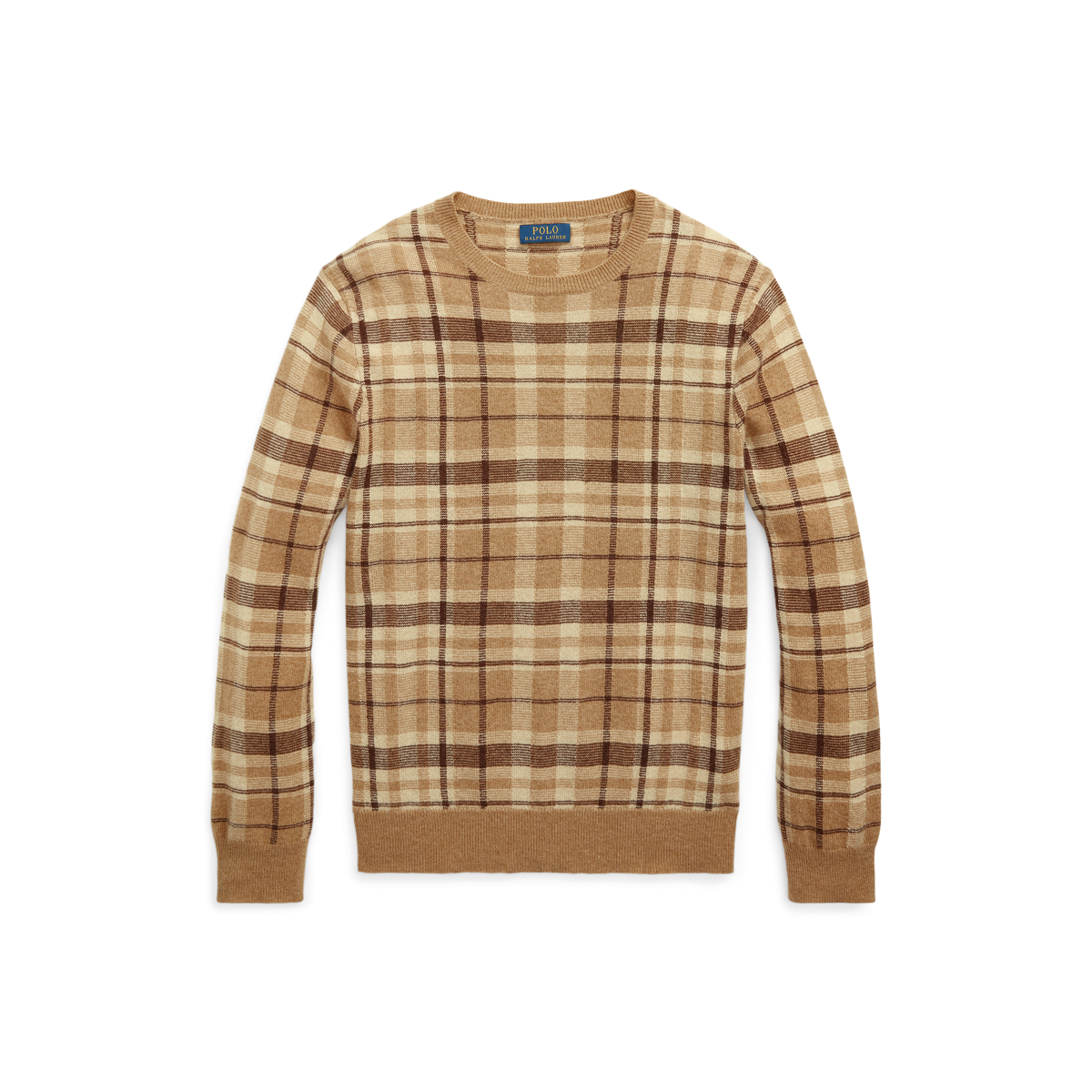 Ralph lauren plaid sweater hotsell