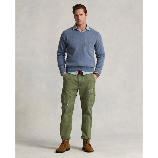Mid Blue Cotton Pocket Sweater Polo Ralph Lauren 4