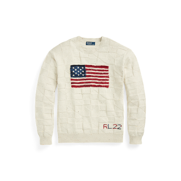 Cotton-Blend Flag Jumper Polo Ralph Lauren 1