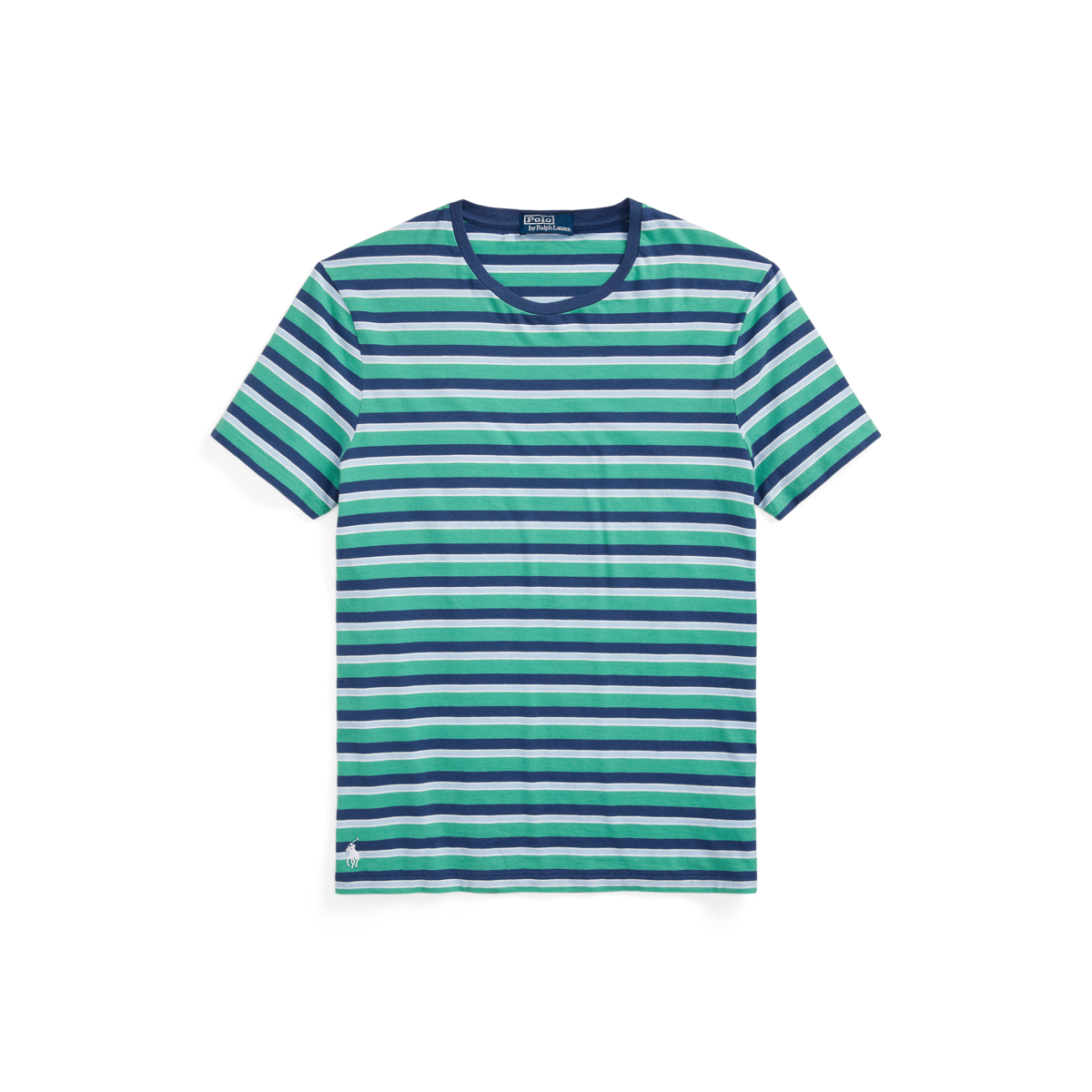 ★POLO RALPH LAUREN★ Custom Slim Fit Striped Jersey T-Shirt Custom Slim Fit Striped Jersey T-Shirt for Men | Ralph
