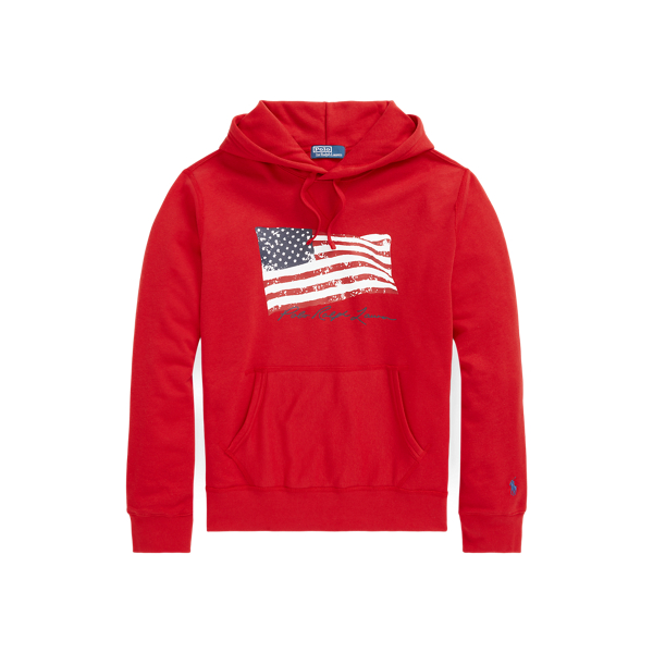 American Flag Fleece Hoodie Polo Ralph Lauren 1