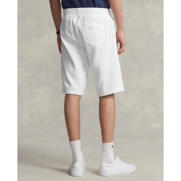 White 9.5-Inch Logo Fleece Short Polo Ralph Lauren 4