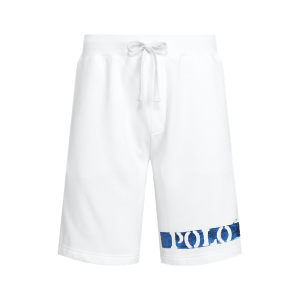 White 9.5-Inch Logo Fleece Short Polo Ralph Lauren 2