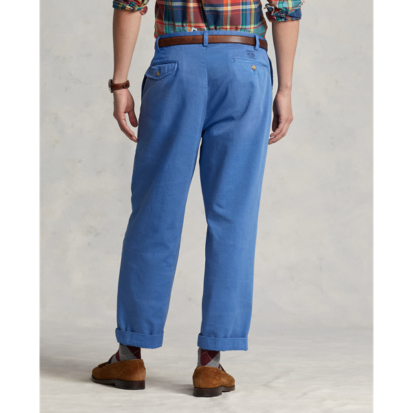 Retreat Blue Whitman Relaxed Fit Pleated Chino Pant Polo Ralph Lauren 5