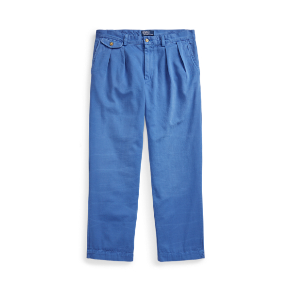 Ruimvallende twill Whitman plooibroek Polo Ralph Lauren in 1