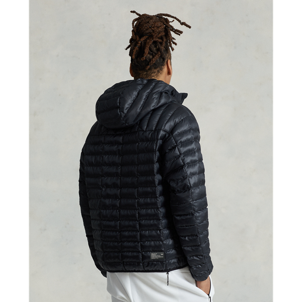Polo Black Water-Repellent Half-Zip Jacket RLX 5
