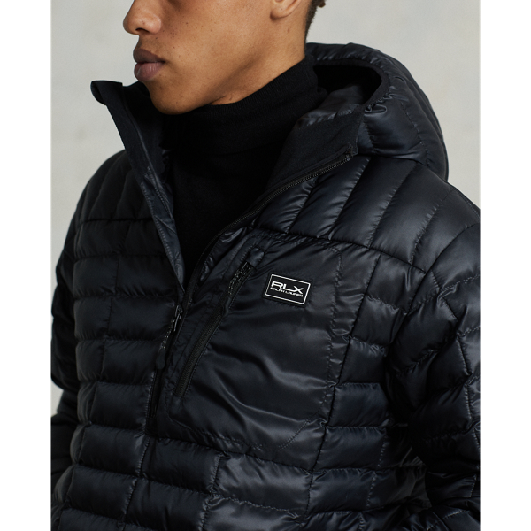 Polo Black Water-Repellent Half-Zip Jacket RLX 6