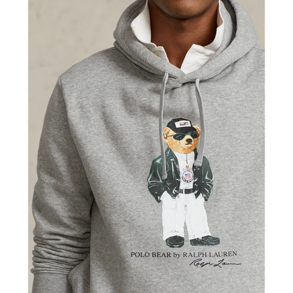 Andover Heather Polo Sport Polo Bear Fleece Hoodie Polo Ralph Lauren 6