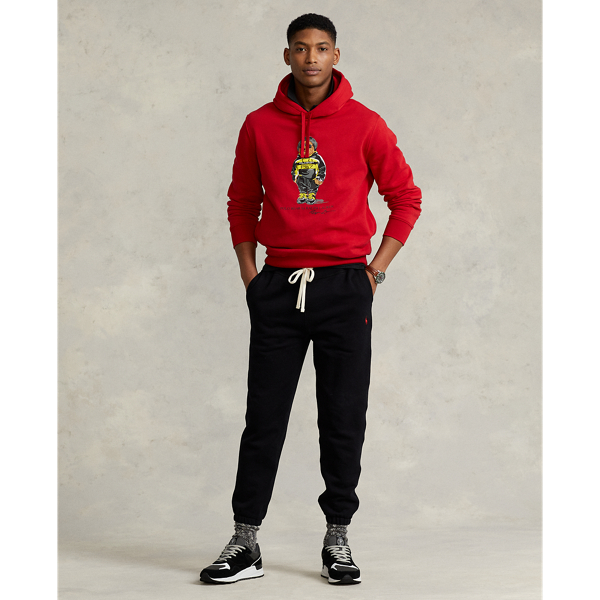 Red Polo Sport Polo Sport Polo Bear Fleece Hoodie Polo Ralph Lauren 4