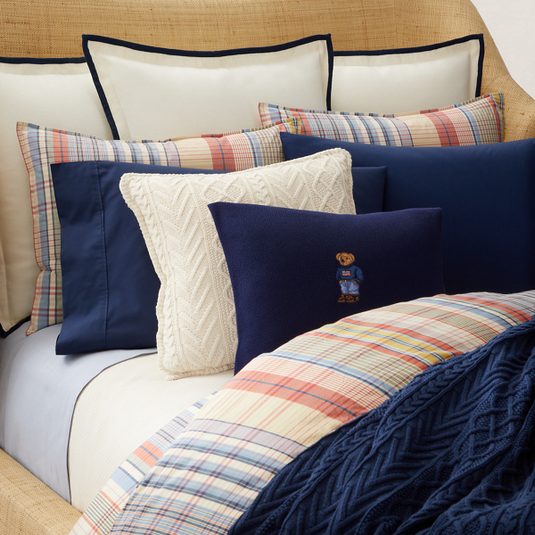 Sienna Summer Hill Plaid Duvet Cover Ralph Lauren Home 7