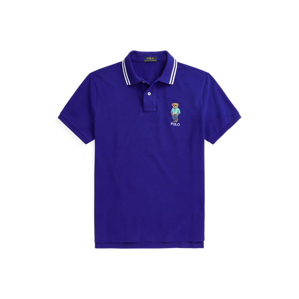 Polo Bear Mesh Polo Shirt