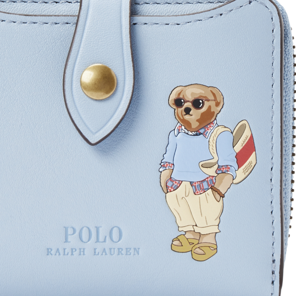 Portafoglio Summer Cable Polo Bear Polo Ralph Lauren in Cielo 4