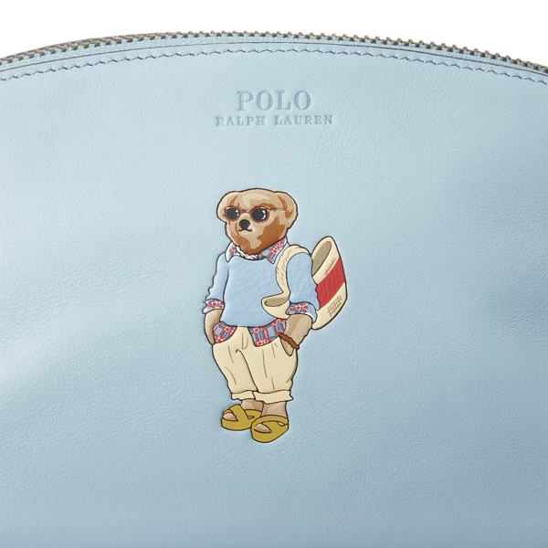 Sky Summer Cable Polo Bear Cosmetic Case Polo Ralph Lauren 5