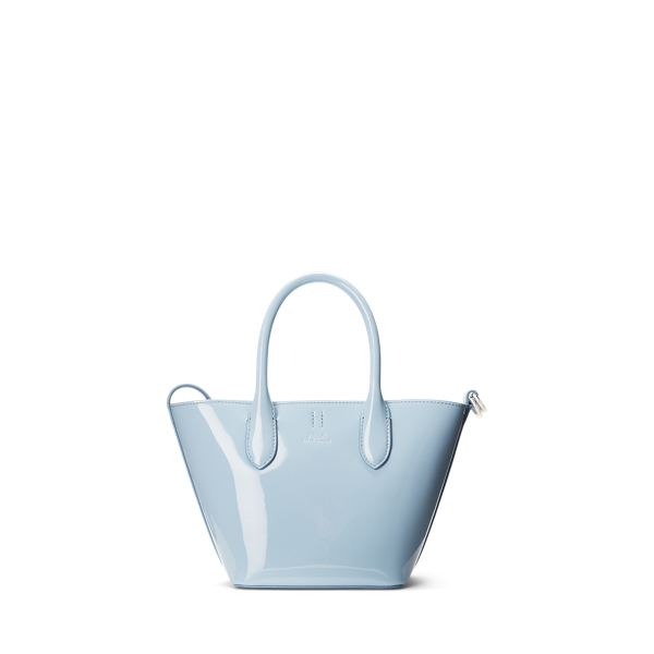 Bellport Patent Leather Small Tote Polo Ralph Lauren 1