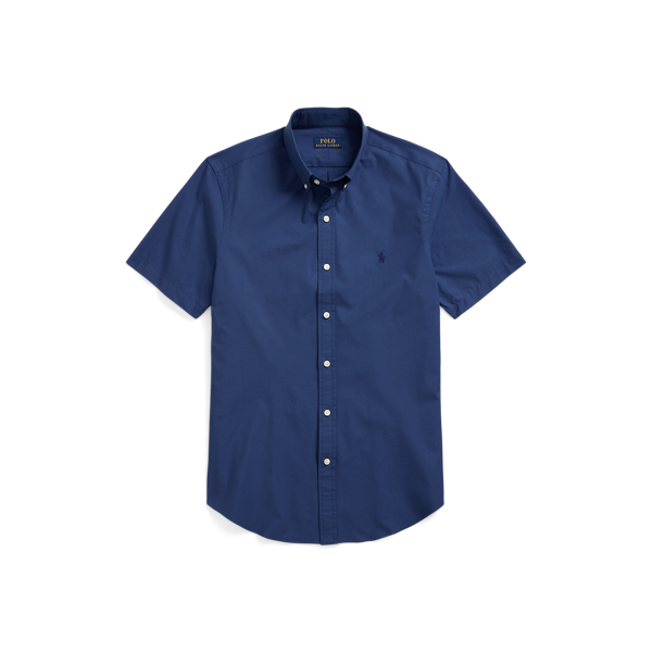 Light Navy Slim Fit Stretch Poplin Shirt Polo Ralph Lauren 2