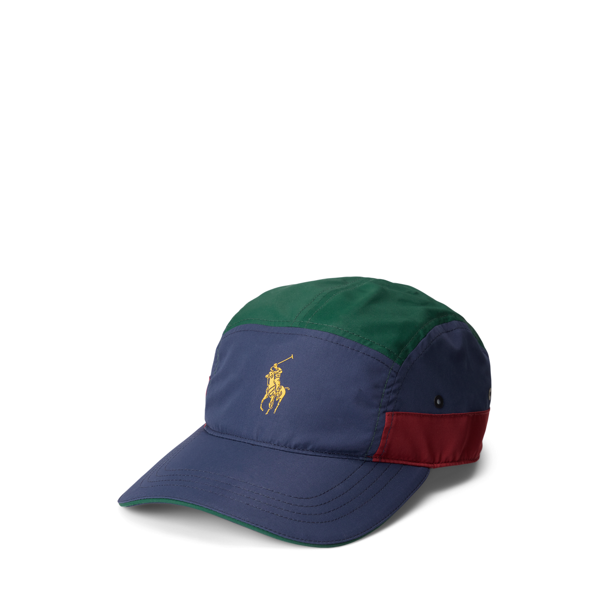 Color-Blocked Five-Panel Cap