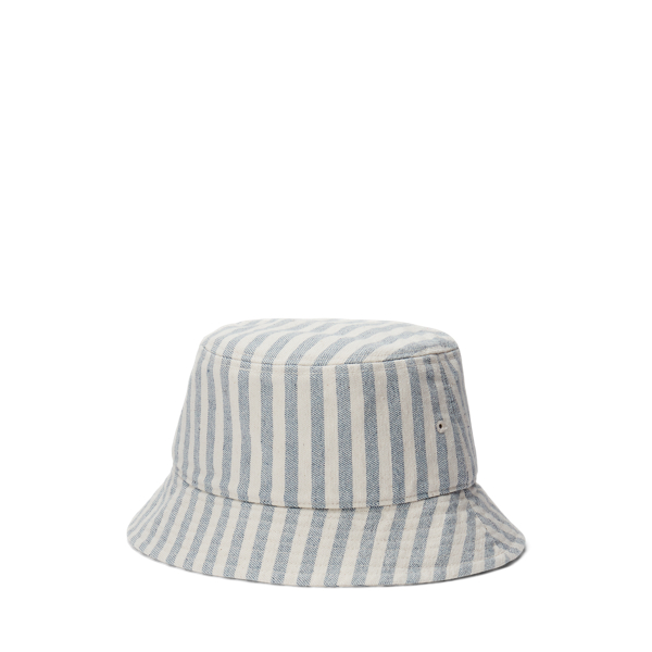 Blue/White Stripe The New Denim Project Bucket Hat Polo Ralph Lauren 2