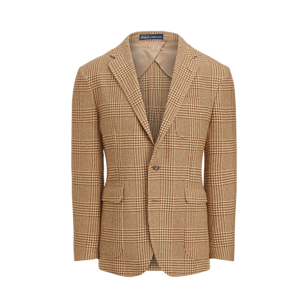 Polo Soft Plaid Silk-Blend Suit Jacket Polo Ralph Lauren 1