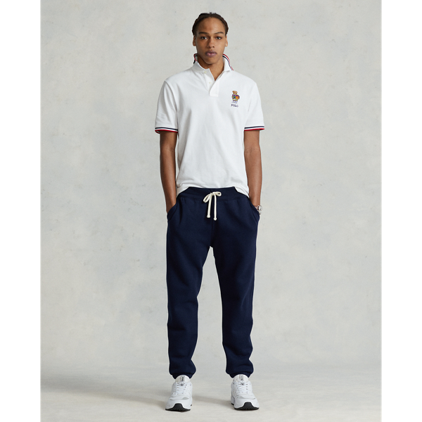 Polo ajust&eacute; Polo Bear Polo Ralph Lauren en Blanc moussaillon actif 4