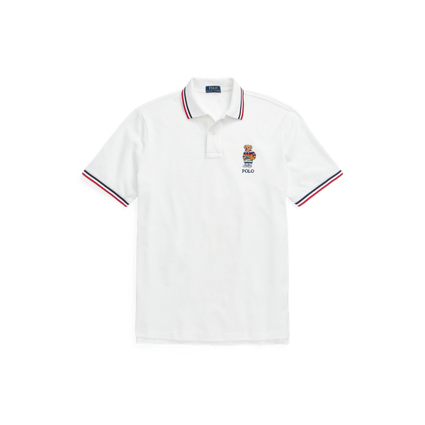 Ralph lauren polo shirt with bear logo hotsell