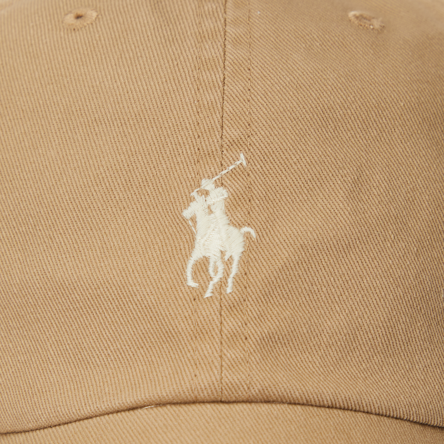 Кепка Ralph Lauren The Iconic Cotton Chino Ball, цвет: Рыжевато-коричневый — фото 2