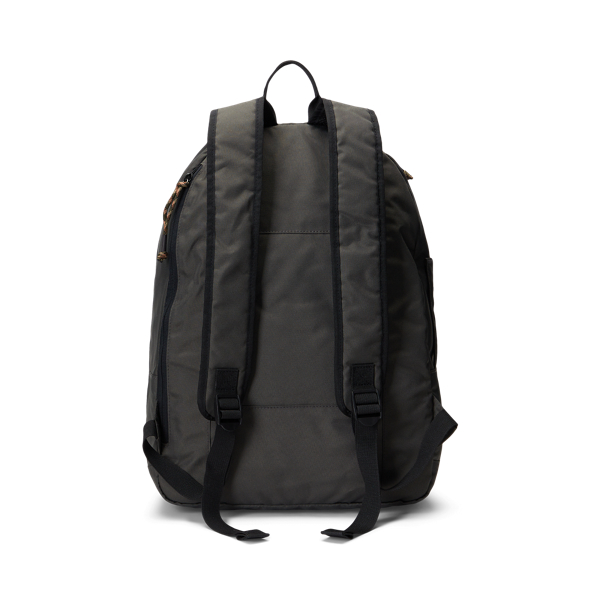 Charcoal Grey Canvas Backpack Polo Ralph Lauren 4