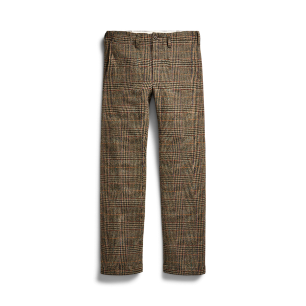 Glen Plaid Wool Twill Trouser RRL 1