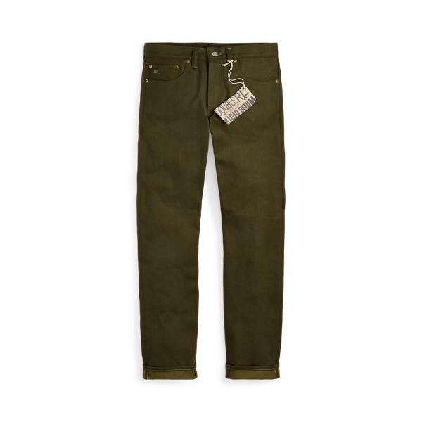 Limited-Edition Slim Selvedge Olive Jean RRL 1