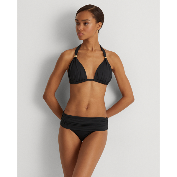 Neckholder-Bikinitop Lauren in Schwarz 3