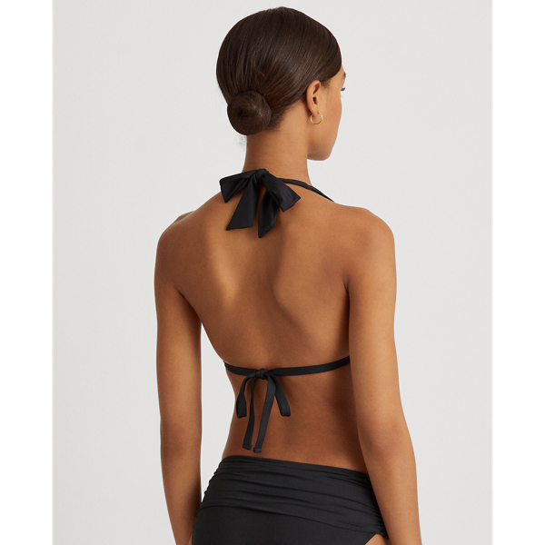 Neckholder-Bikinitop Lauren in Schwarz 4