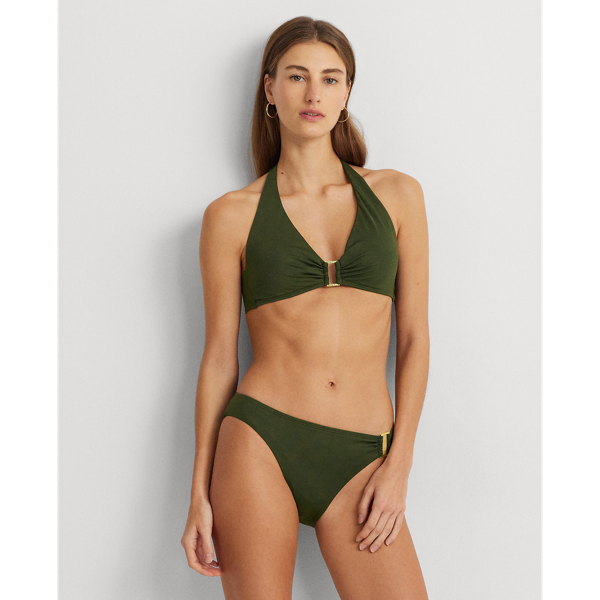 Hipster-bikinibroekje met ring voorkant