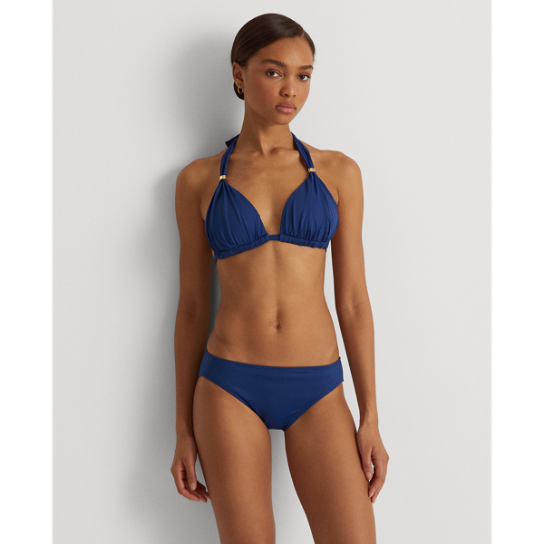 Neckholder-Bikinitop Lauren in Saphir 3