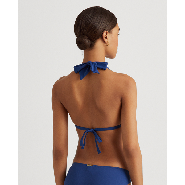 Neckholder-Bikinitop Lauren in Saphir 4