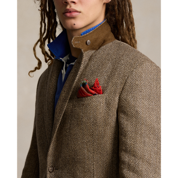 The RL67 Linen Blend Herringbone Jacket Ralph Lauren