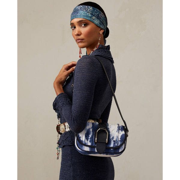 Bolso de hombro Welington tie-dye Ralph Lauren Collection en Blanco/multicolor 7