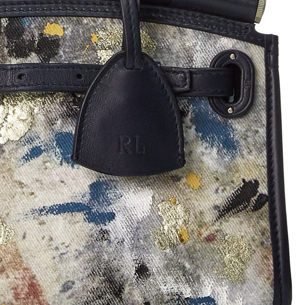 Multi RL50 Denim Mini Bag Ralph Lauren Collection 6