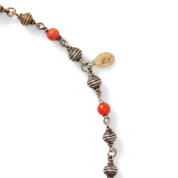 Collier tr&eacute;sors de plage Ralph Lauren Collection en Argent/Multi 2